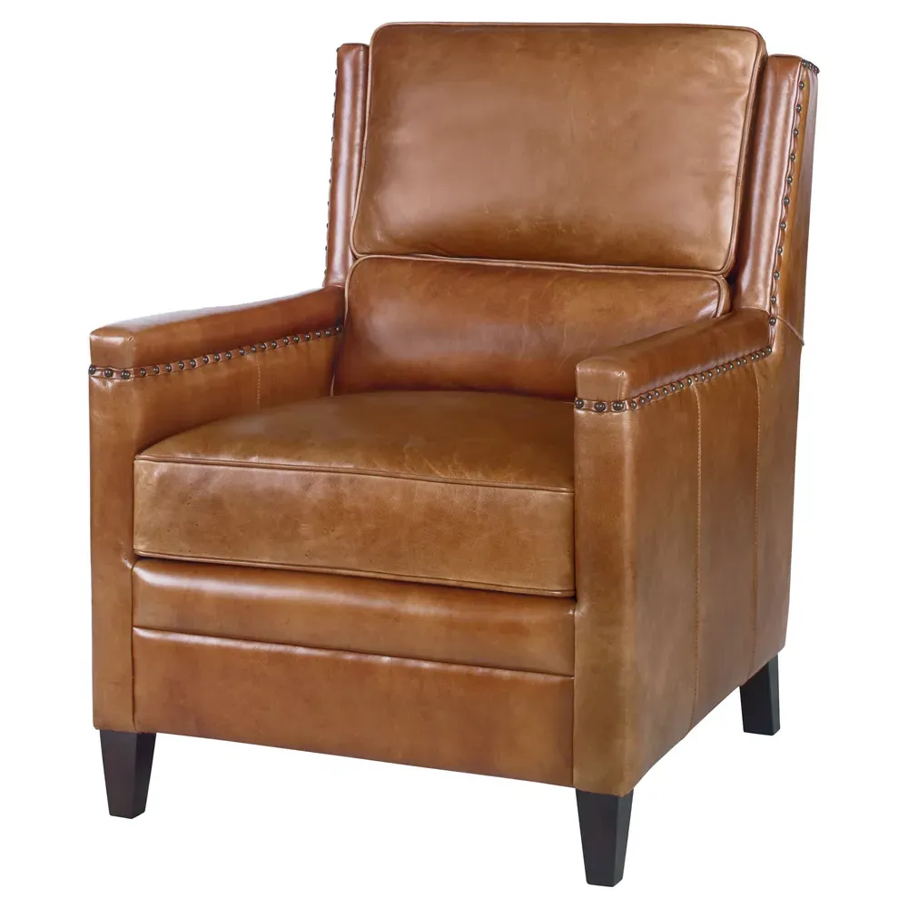 Bernard Arm Chair - Brown, Leather image
