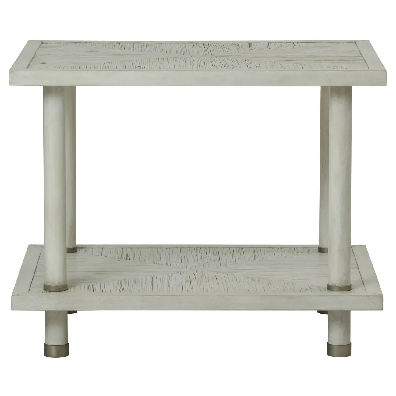 Biscayne Rectangular Side Table - Cream image