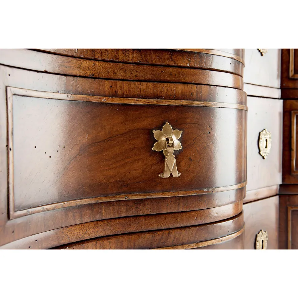 Byron 4 Drawer Bachelor Chest - Brown, Acacia Wood