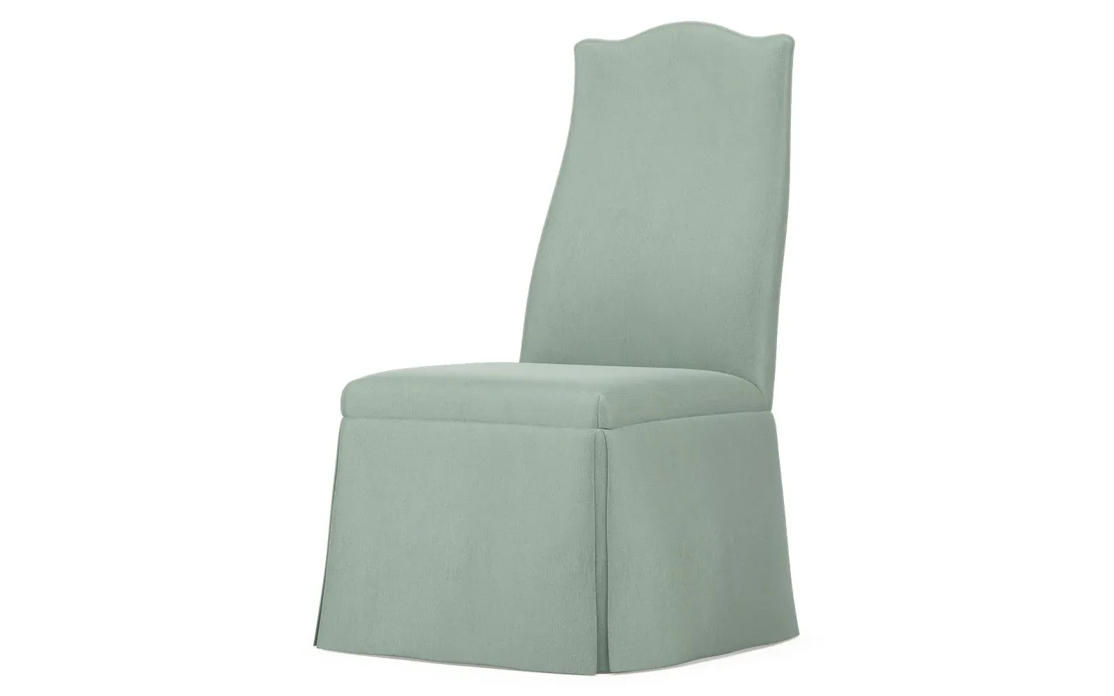 Chandler Skirted Dining Chair - Aloe