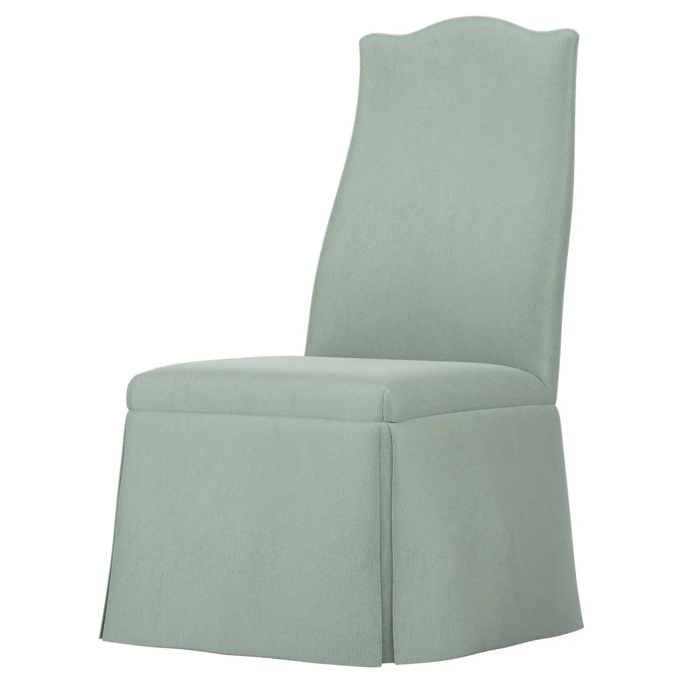 Chandler Skirted Dining Chair - Aloe