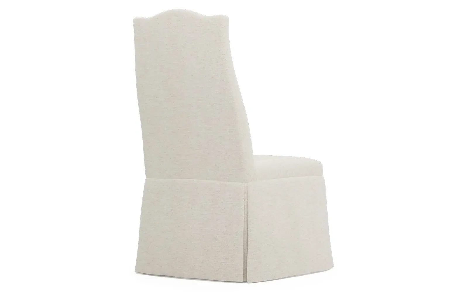 Chandler Skirted Dining Chair - Powder Blue, Weave