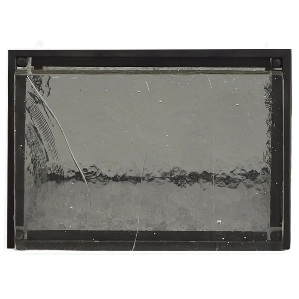 Compositions Glass Drink Table - Bronze, Metal