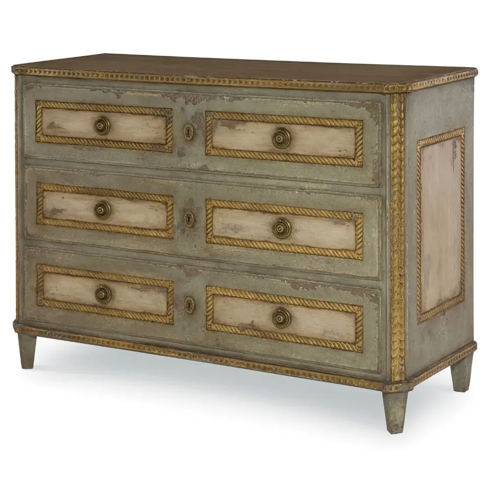 Corbett 3 Drawer Bachelor Chest - Grey, Wood image