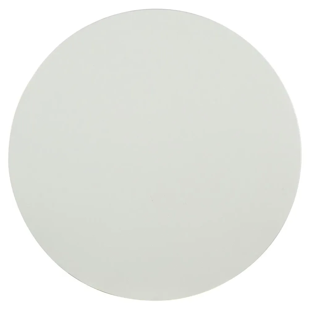 Danny Round Outdoor Side Table - White, Concrete