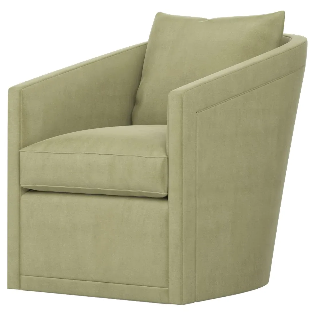 Gerard Performance Velvet Swivel Chair - Eucalyptus image