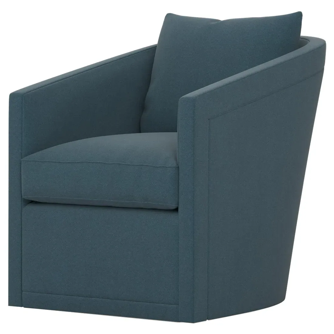 Gerard Performance Velvet Swivel Chair - Rainstorm