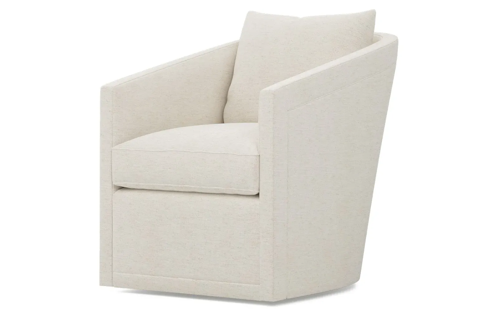 Gerard Swivel Chair - Heathered Ivory