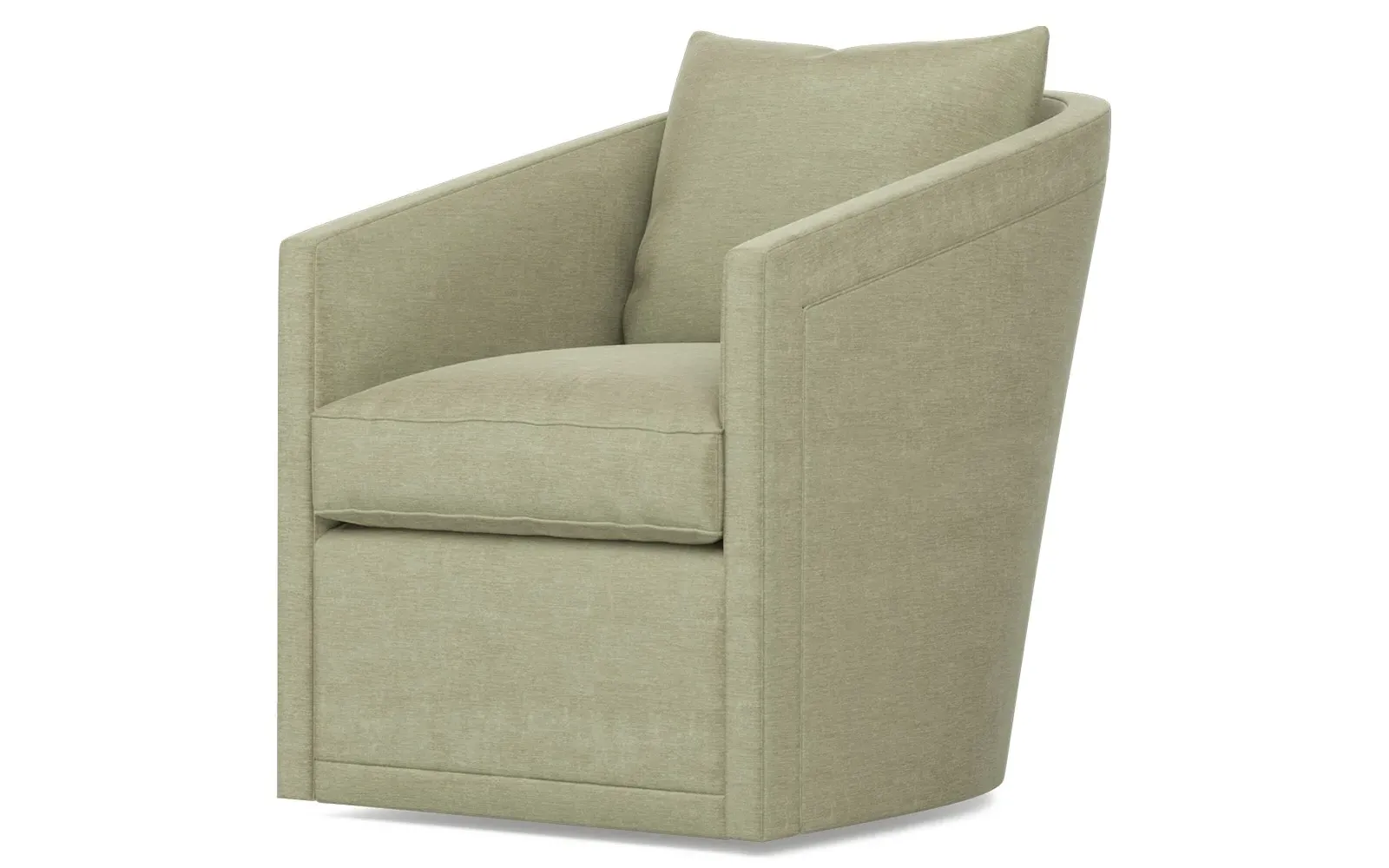 Gerard Swivel Chair - Rosemary, Chenille