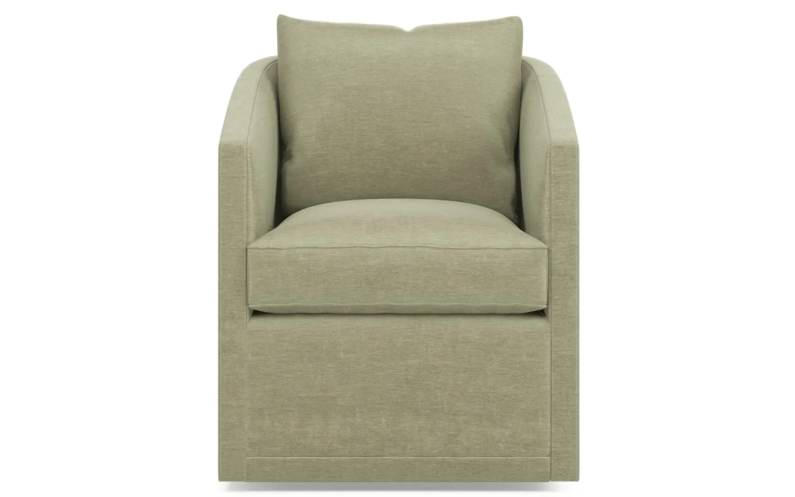 Gerard Swivel Chair - Rosemary, Chenille