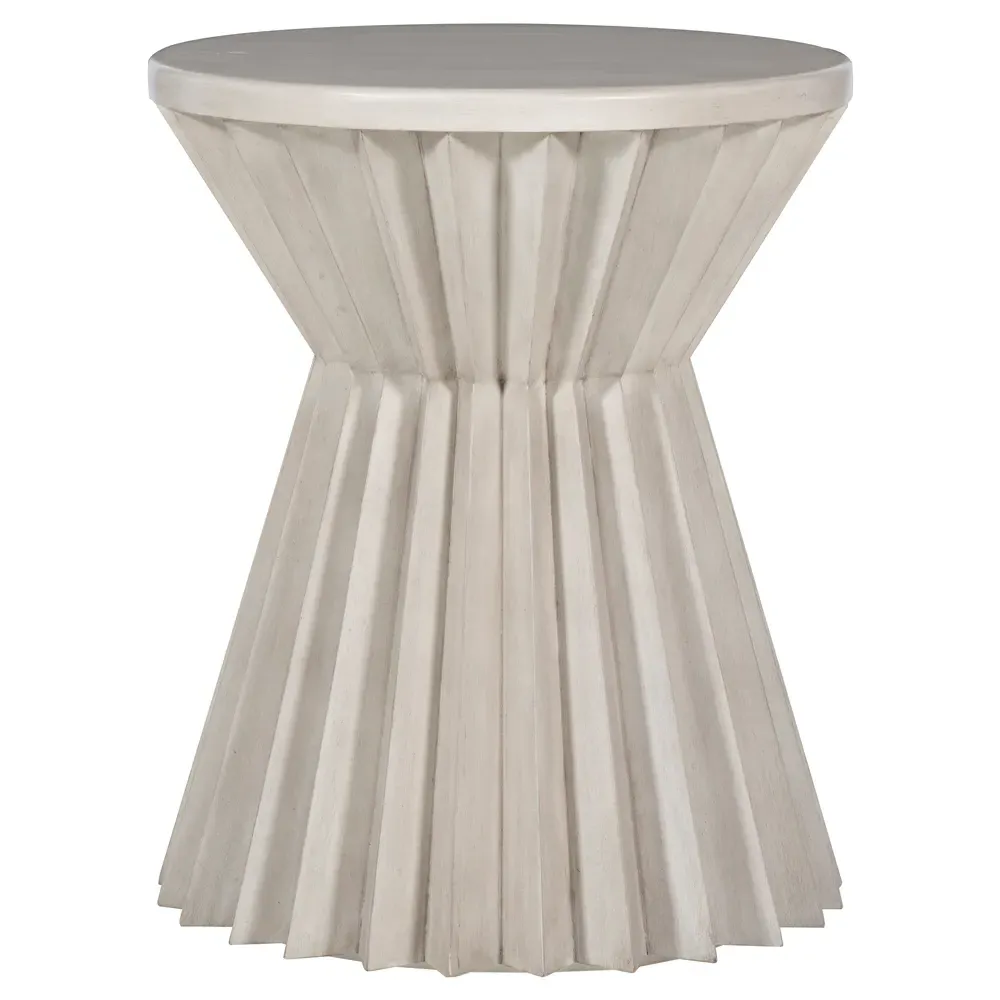 Ibiza Side Table - Off White, Mahogany image