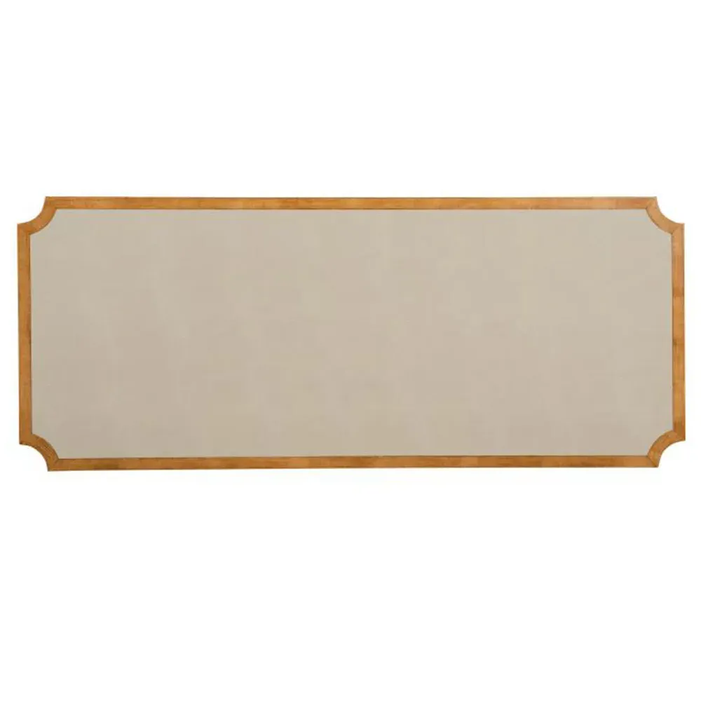 Jeffrey French Country Desk - Butterscotch Brown, Leather