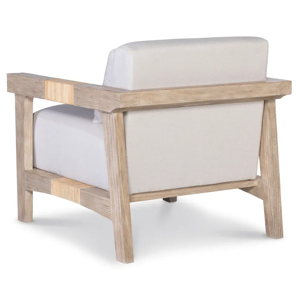 Koehn Lounge Chair - Off White, Linen