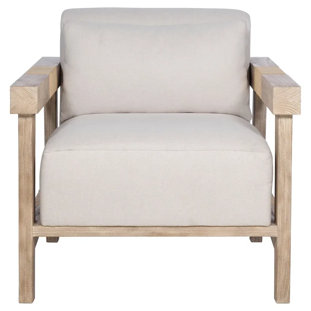 Koehn Lounge Chair - Off White, Linen image