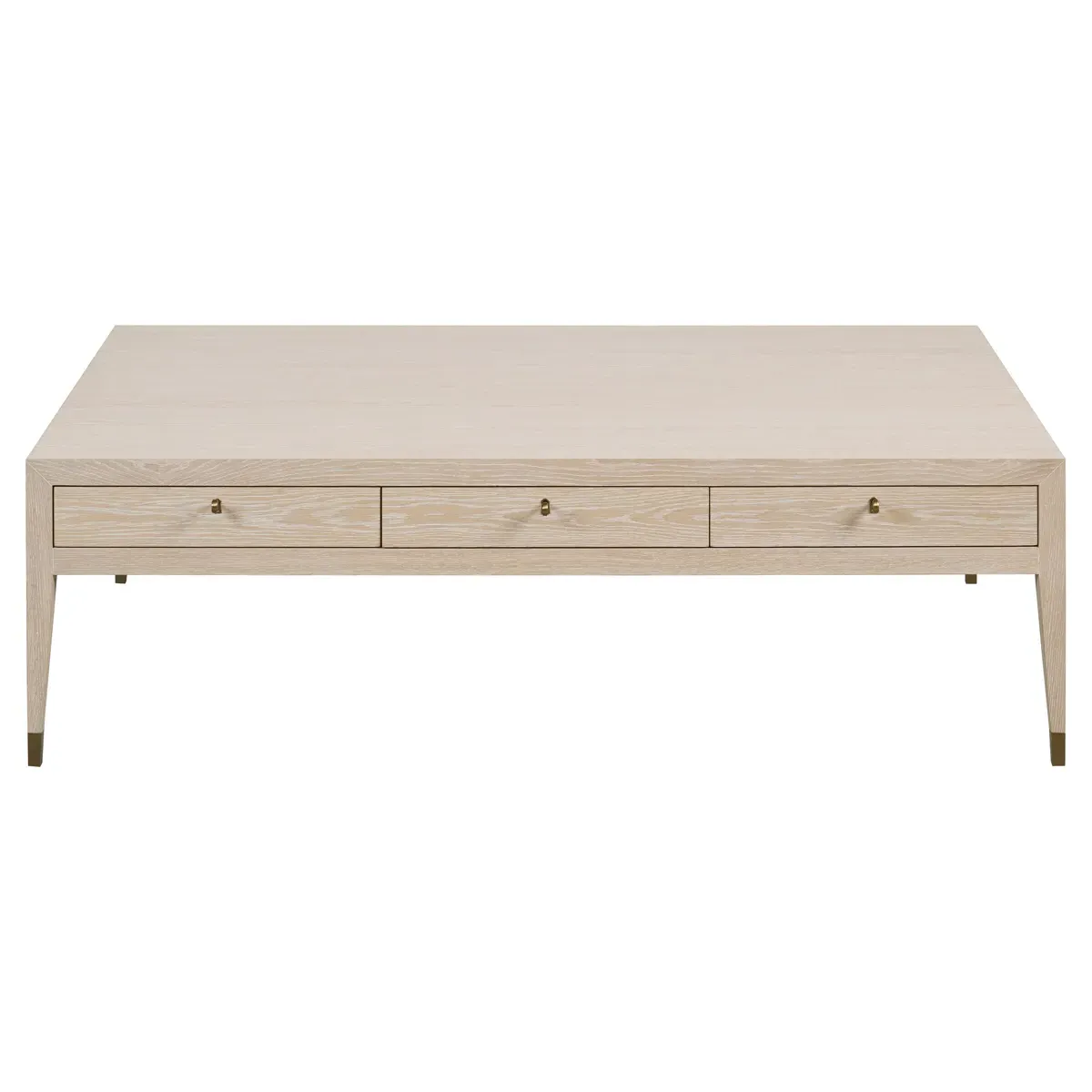 Lexie Rectangular Storage Coffee Table - Natural Oak