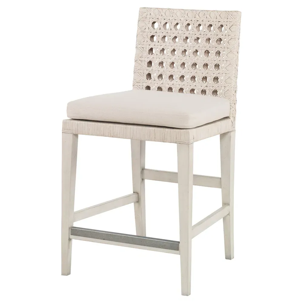 Litchfield Counter Stool - Beige, Linen image