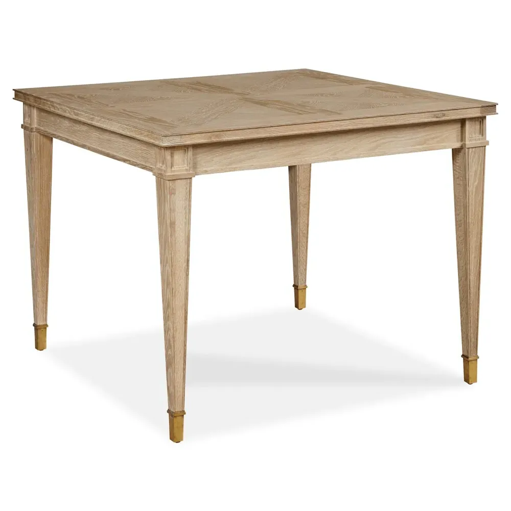Maison Square Game Table - Brown, Oak