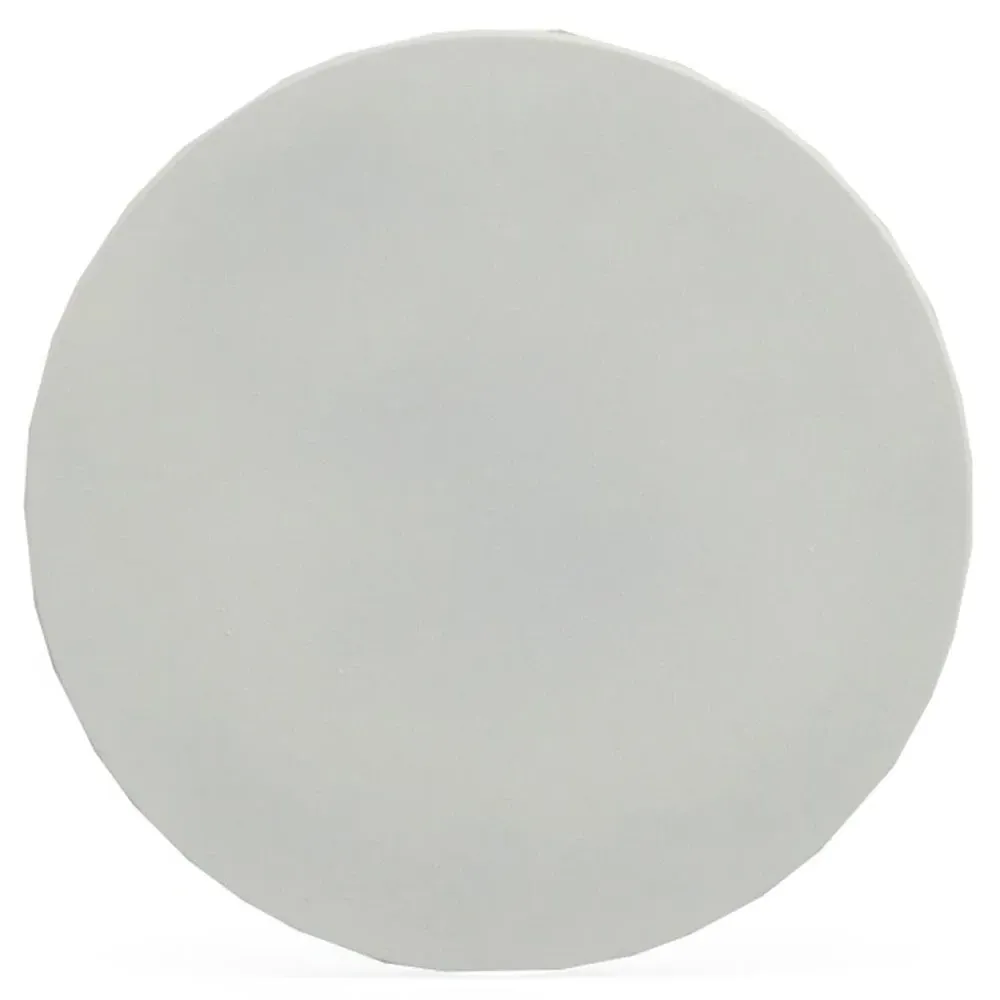 Marla Round Drink Table with Iron Hoofs - White, Iron