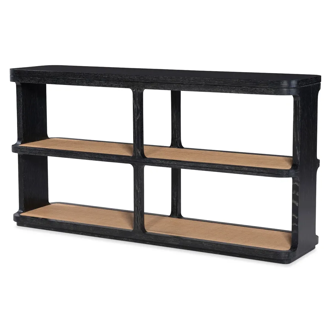 Rohan Console Table - Black, Oak