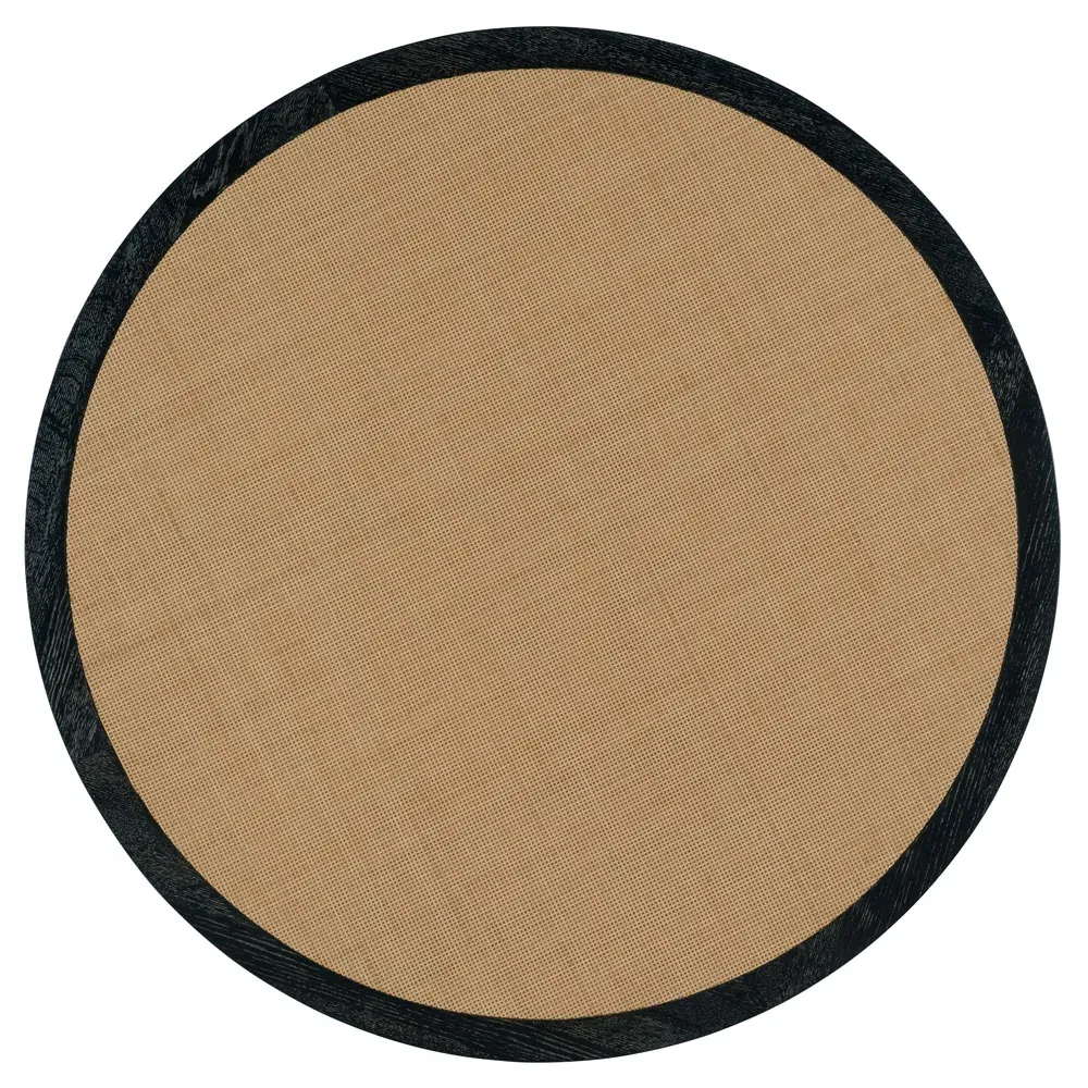 Rohan Square Coffee Table - Black, Oak