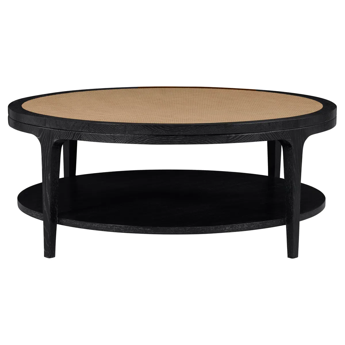 Rohan Square Coffee Table - Black, Oak