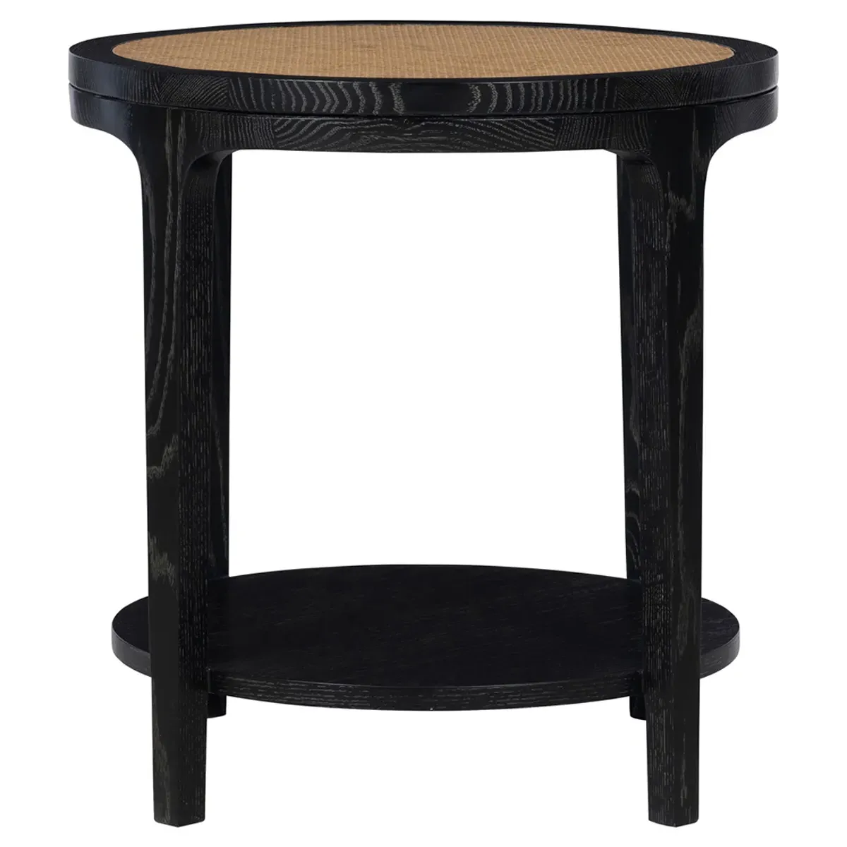 Rohan Square Side Table - Black, Oak
