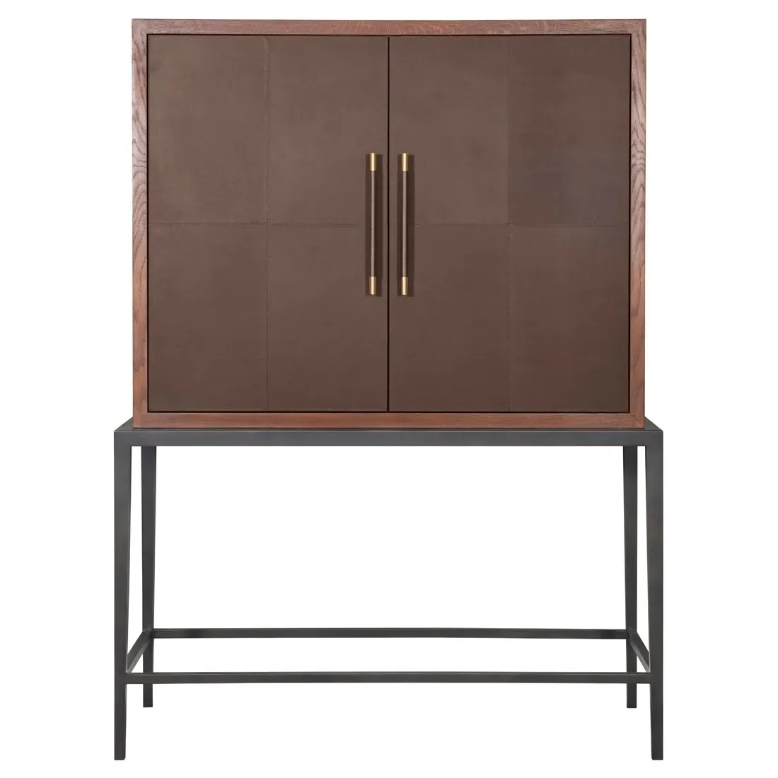 Scheffer Bar Cabinet - Brown, Oak image