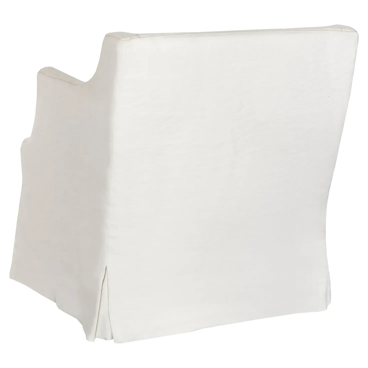 Amalia Slipcovered Occasional Arm Chair - White