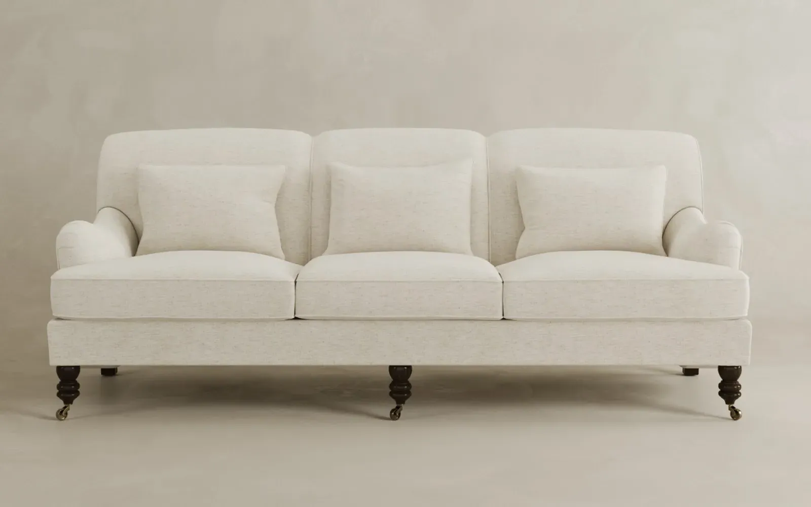 Beaumont 3-Seater Sofa - Heathered Ivory