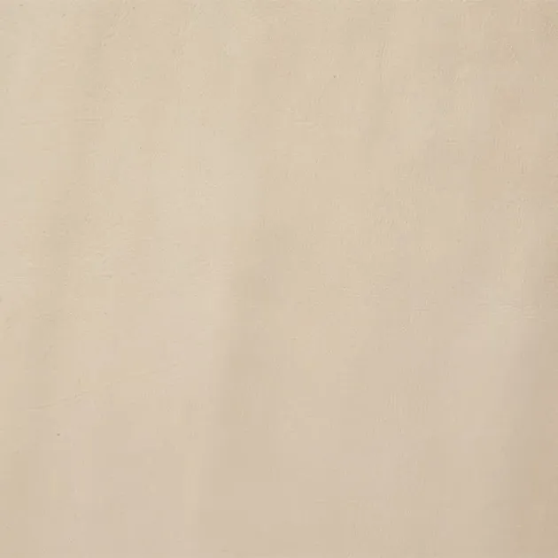 Crescent Round Upholstered Arm Chair - Ivory, Leather