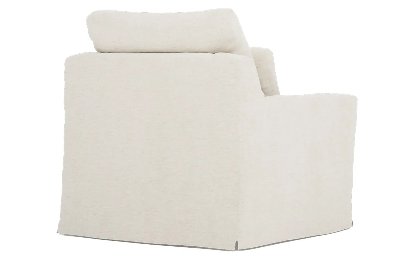 Donato Performance Slipcovered Chair - Heathered Ivory
