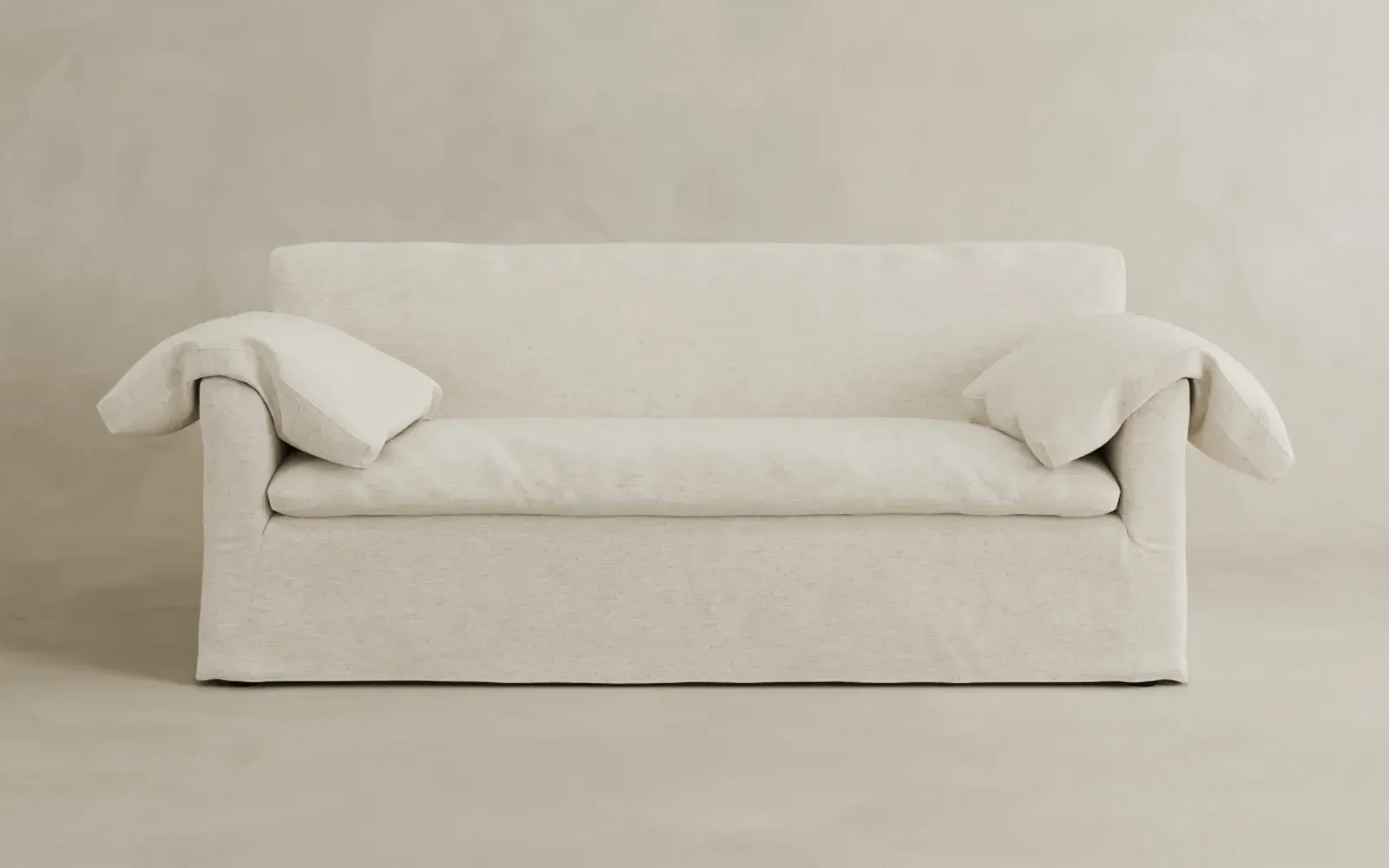 Donato Performance Slipcovered Sofa - Heathered Ivory