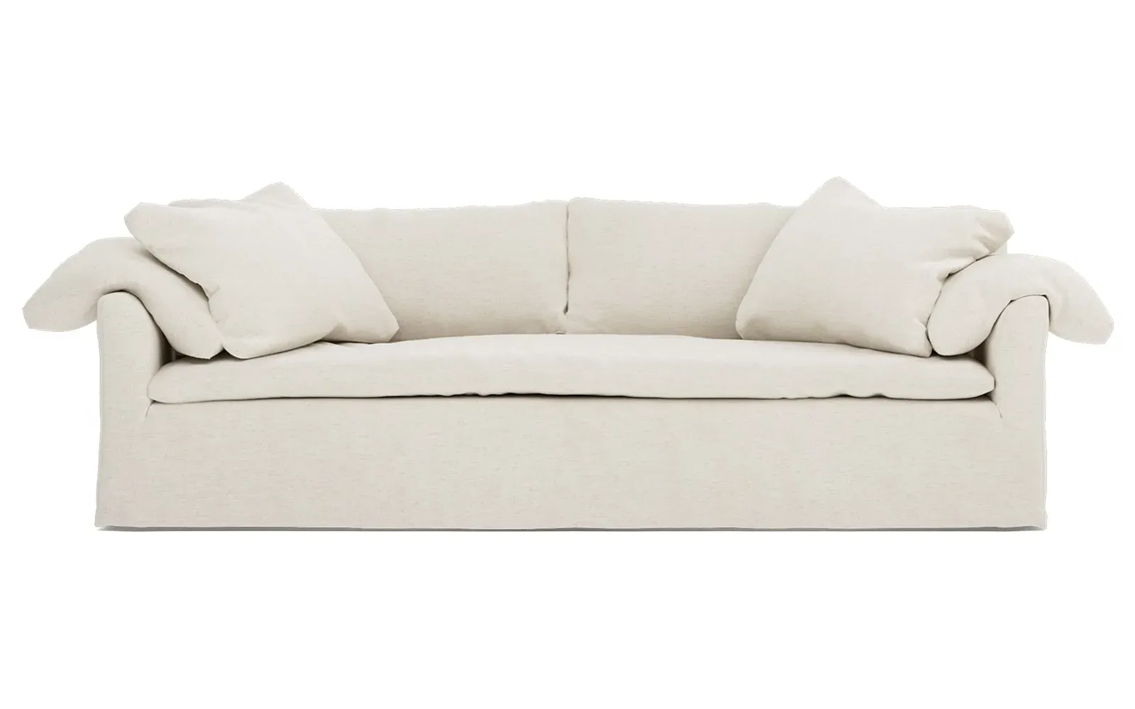 Donato Performance Slipcovered Sofa - Heathered Ivory