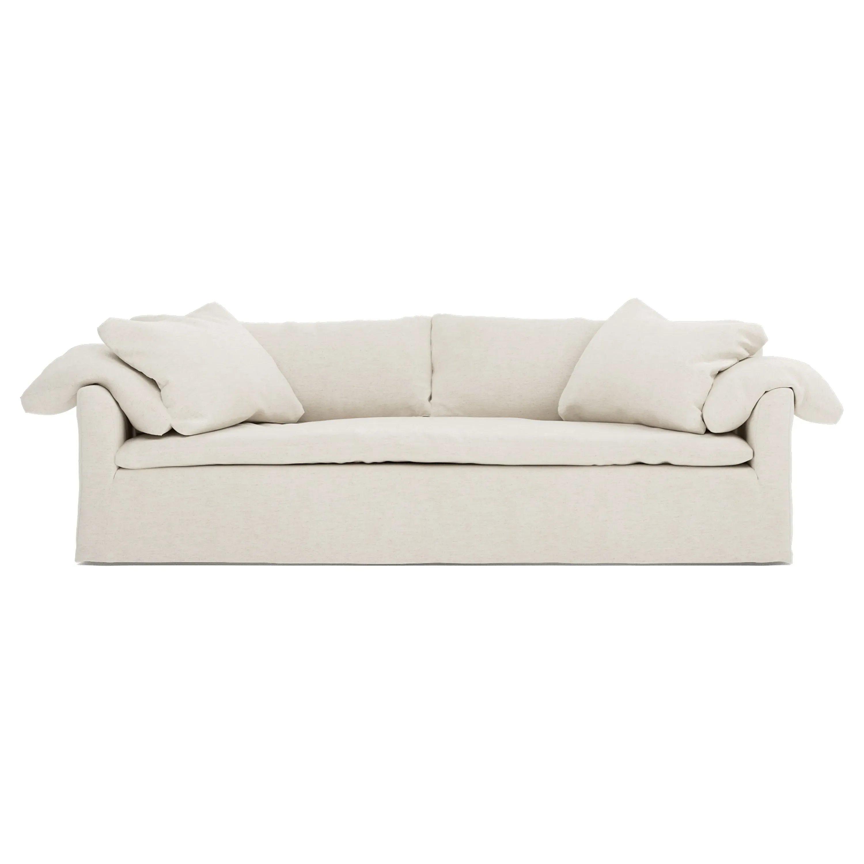 Donato Performance Slipcovered Sofa - Heathered Ivory