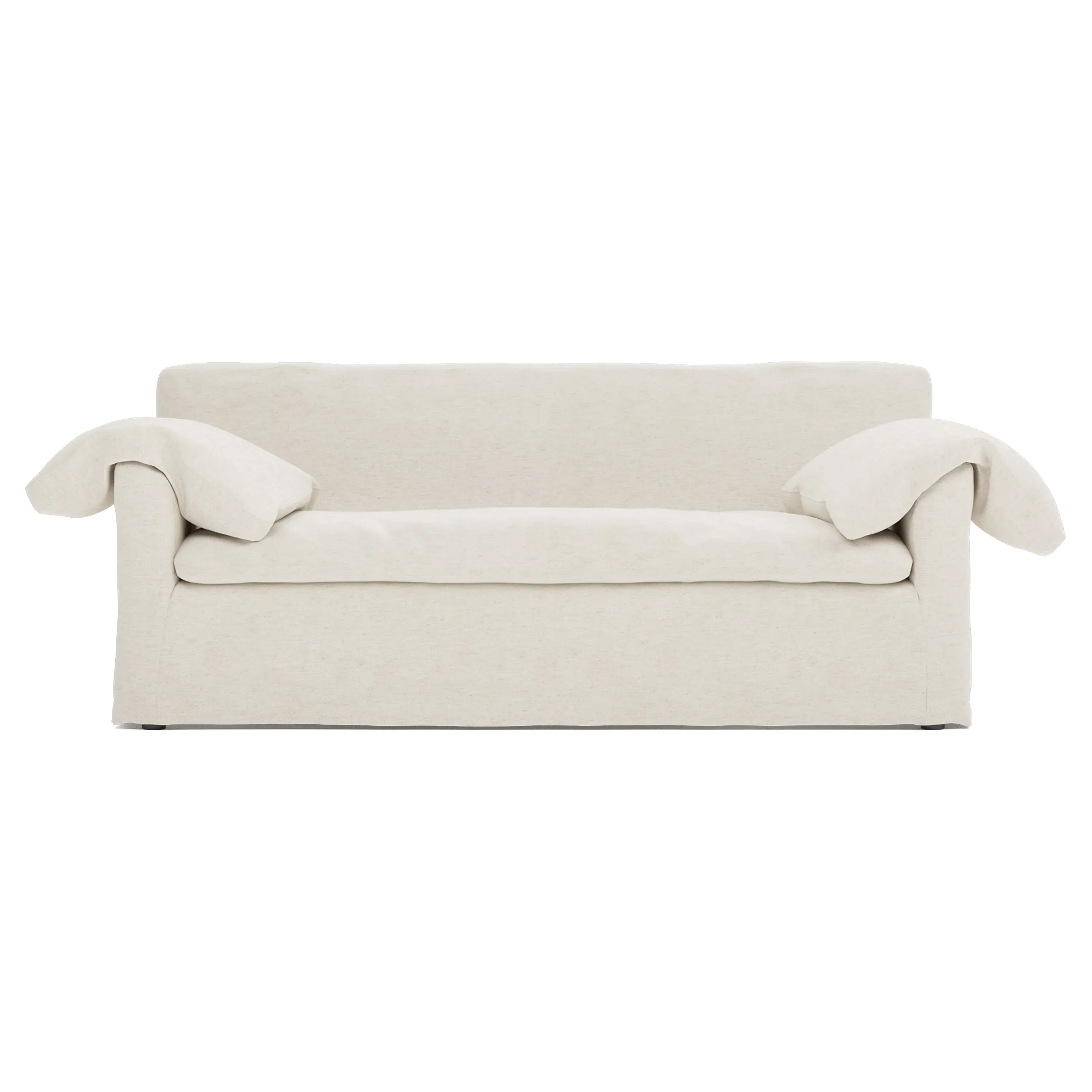 Donato Performance Slipcovered Sofa - Heathered Ivory