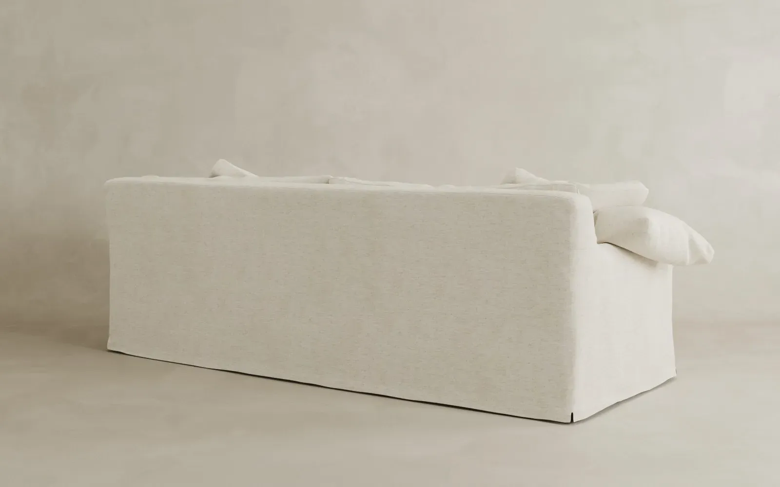 Donato Slipcovered Sofa - Pure White, Linen