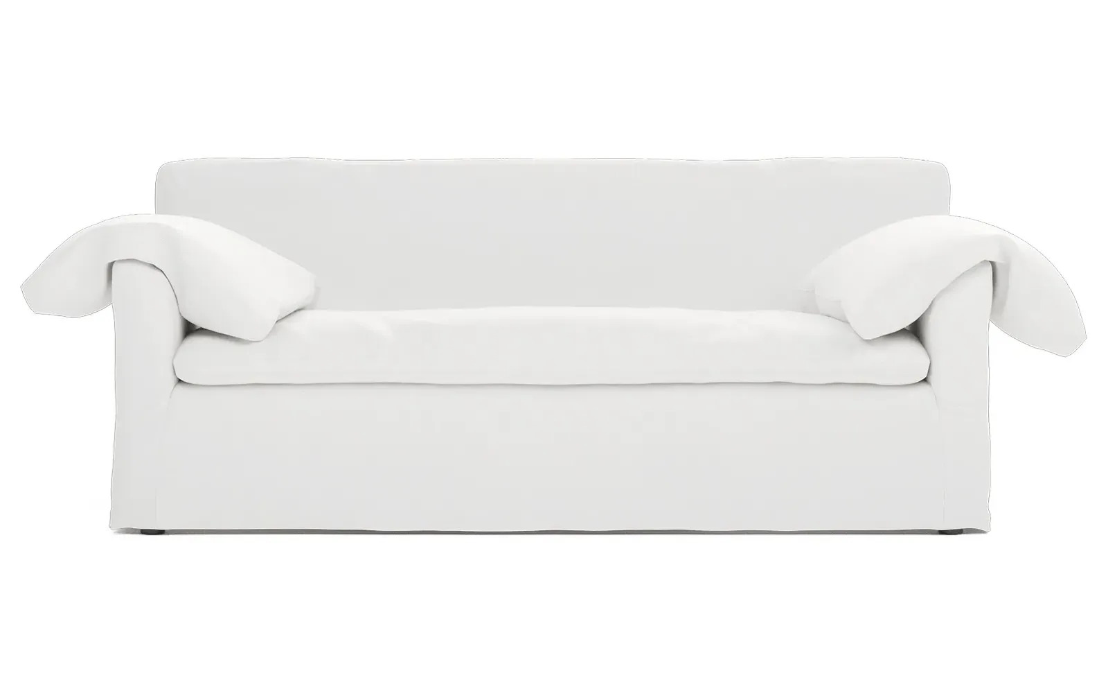 Donato Sofa - Pure White, Linen
