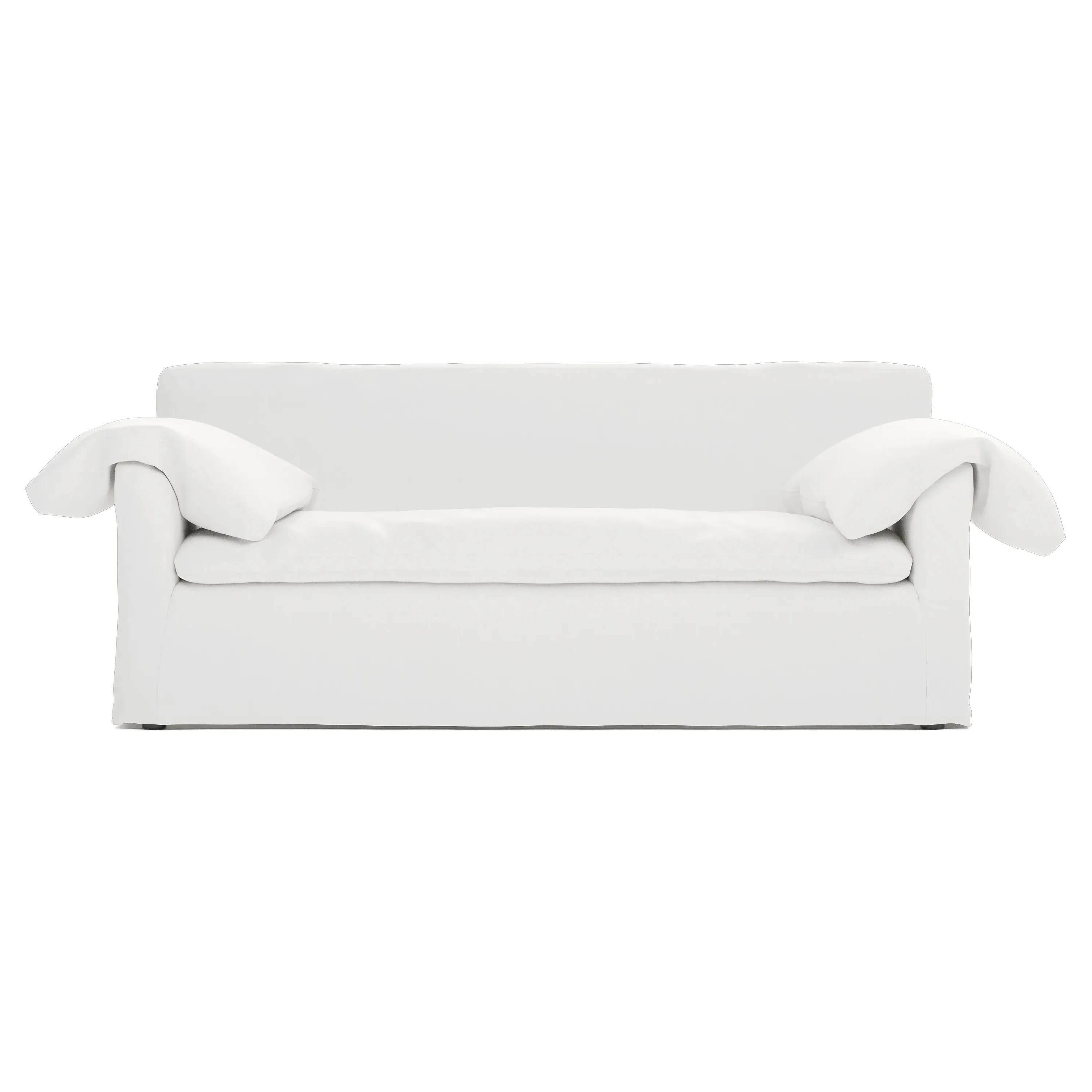 Donato Sofa - Pure White, Linen