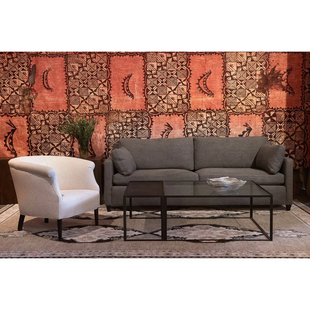 Emily Barrel Round Arm Chair - Lucerne Vanilla