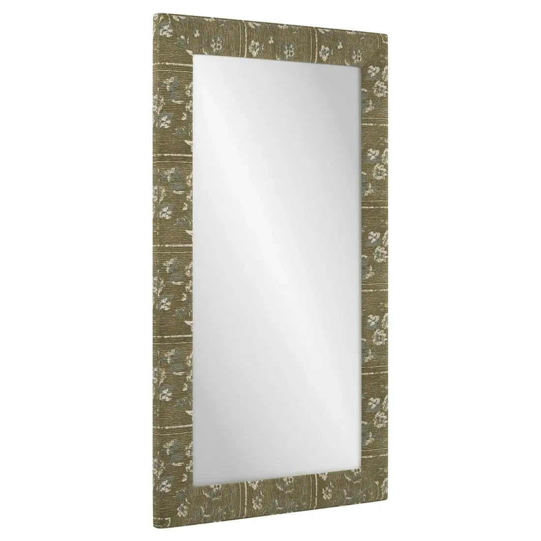 Isabel Upholstered Floor Mirror - Forest Fir
