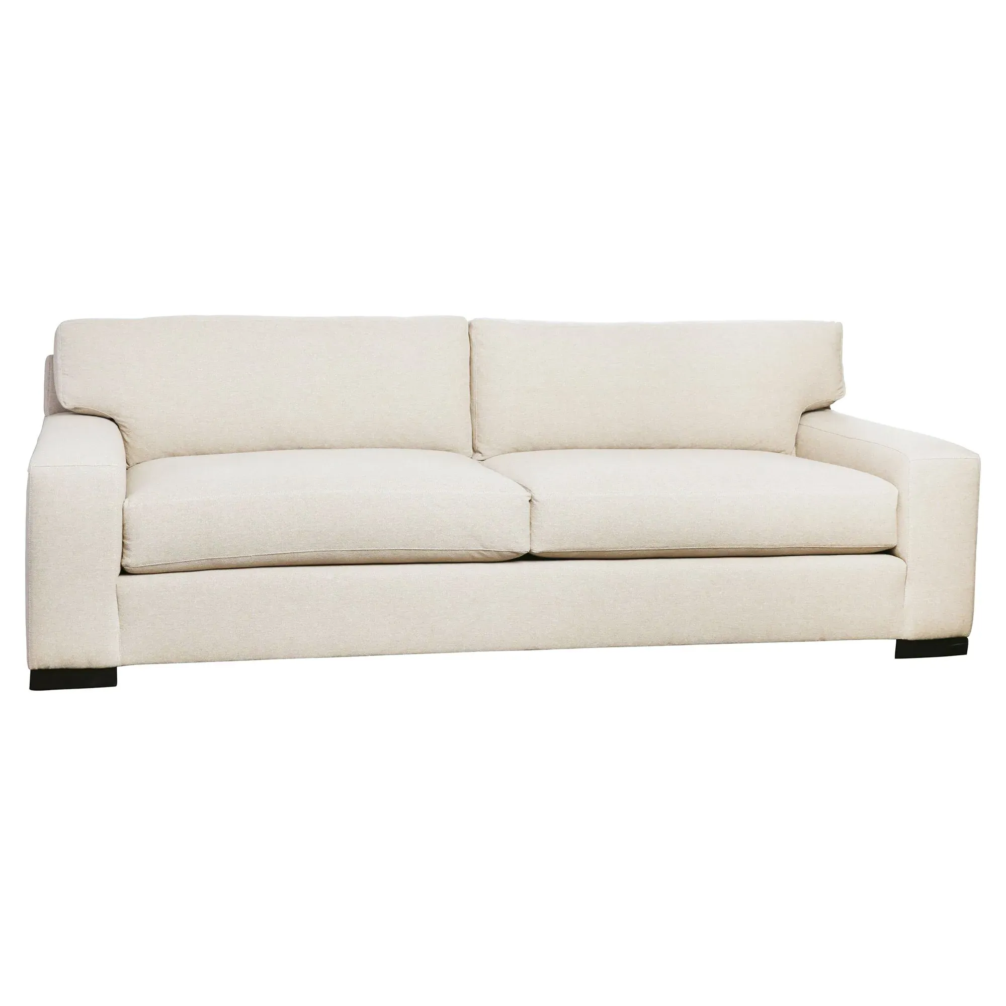 Loft 84-inch Upholstered Sofa - Cream, Cotton image