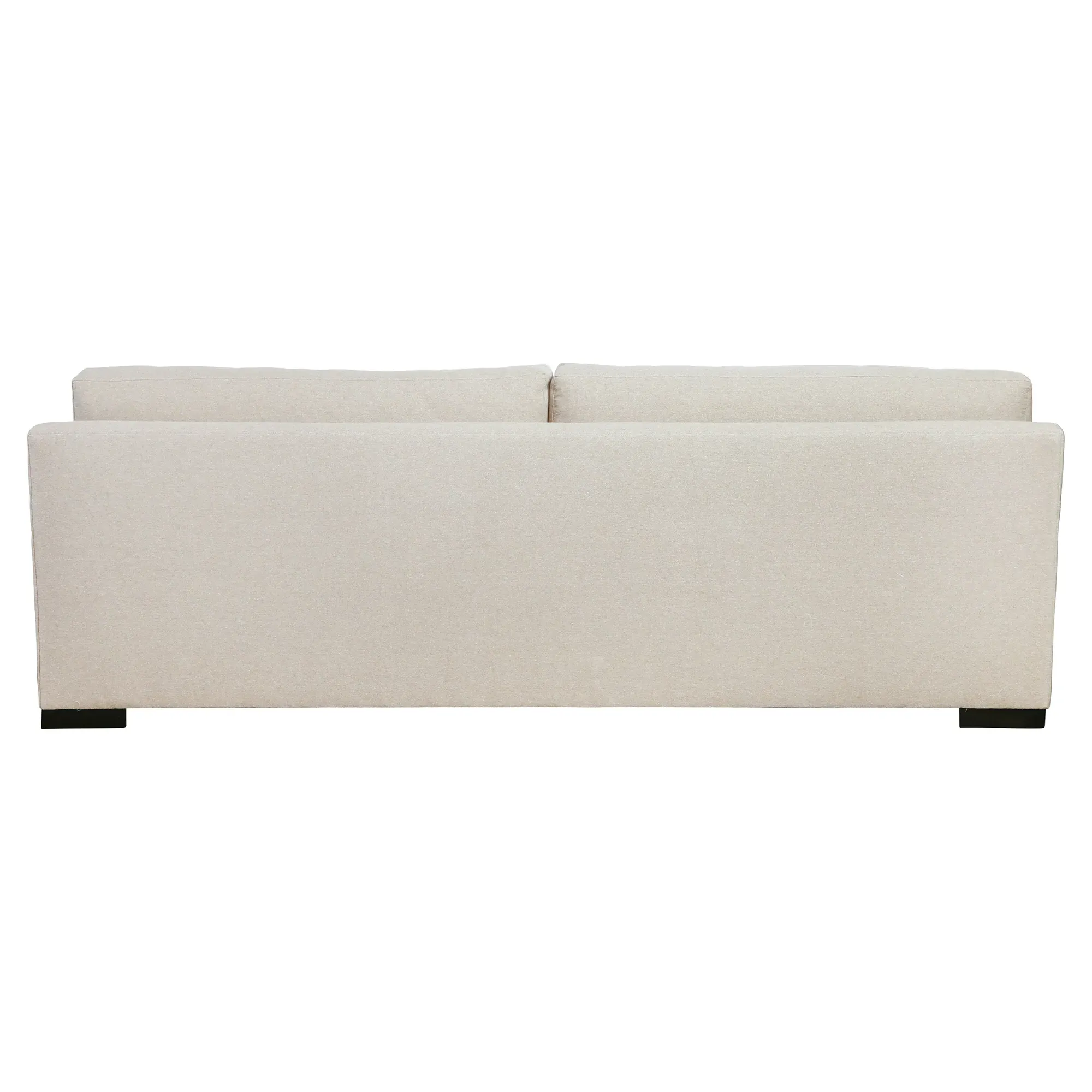 Loft 96-inch Upholstered Sofa - Beige, Cotton