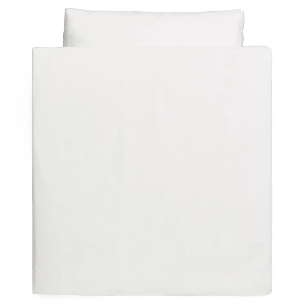 Rebecca Slipcovered Swivel Club Arm Chair - Denim White