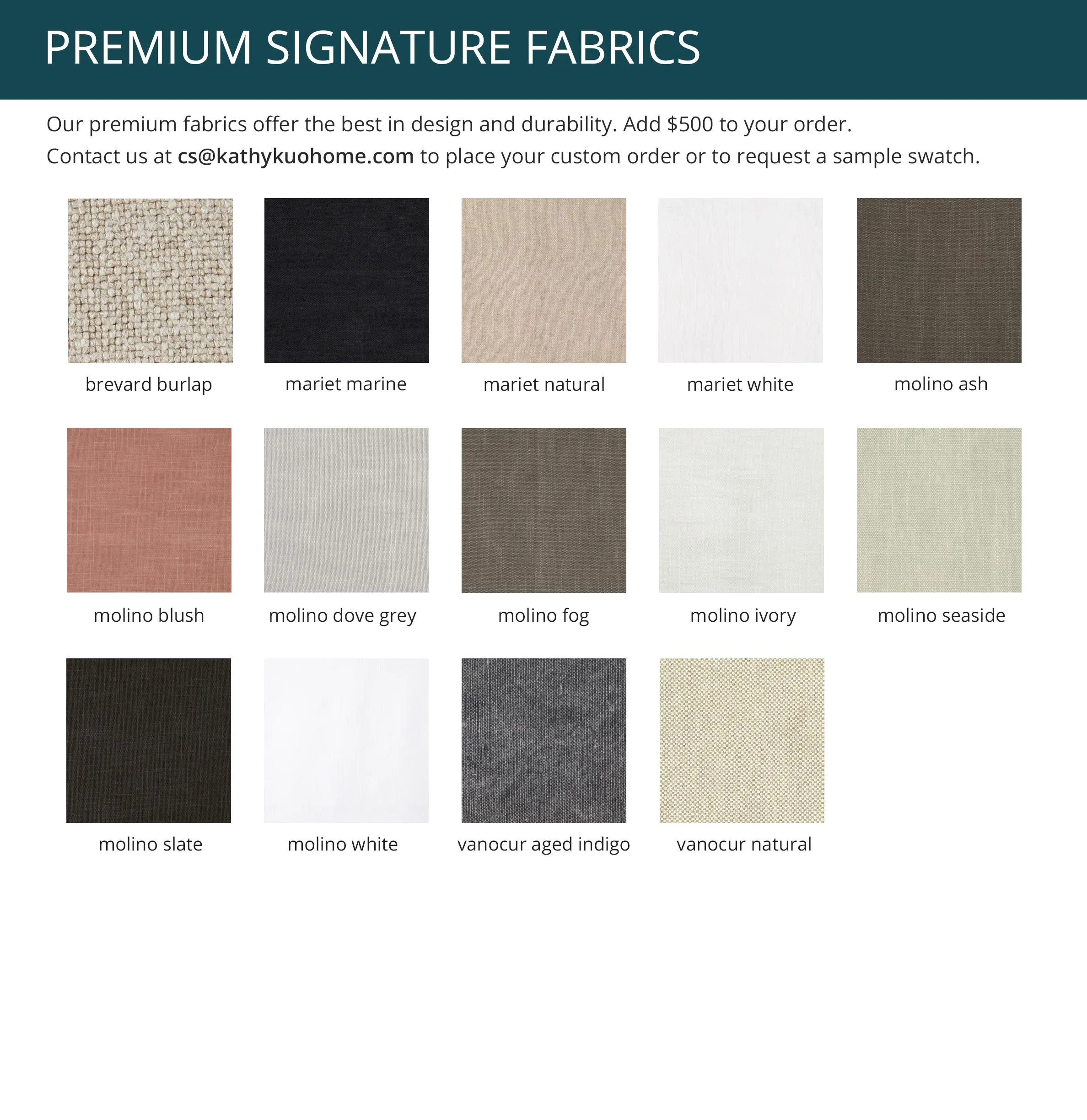 Seda Denim Slipcovered Ottoman Bench - White, Cotton