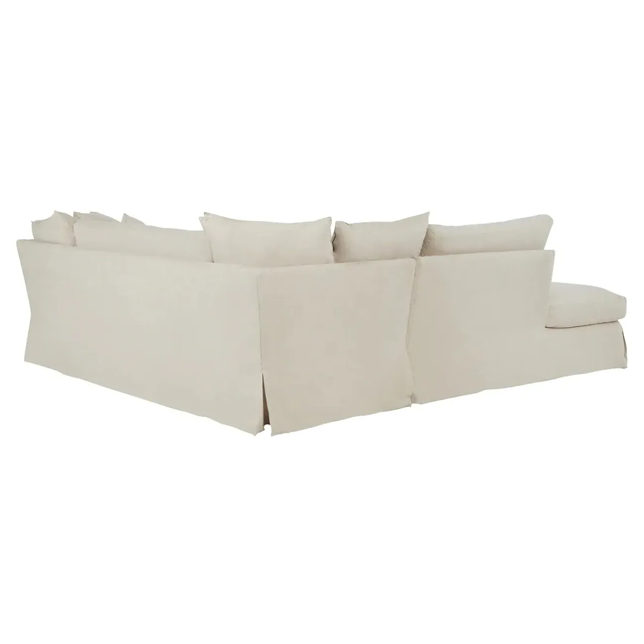 Seda Right Arm Facing Sectional Sofa - Logan Oatmeal, Linen