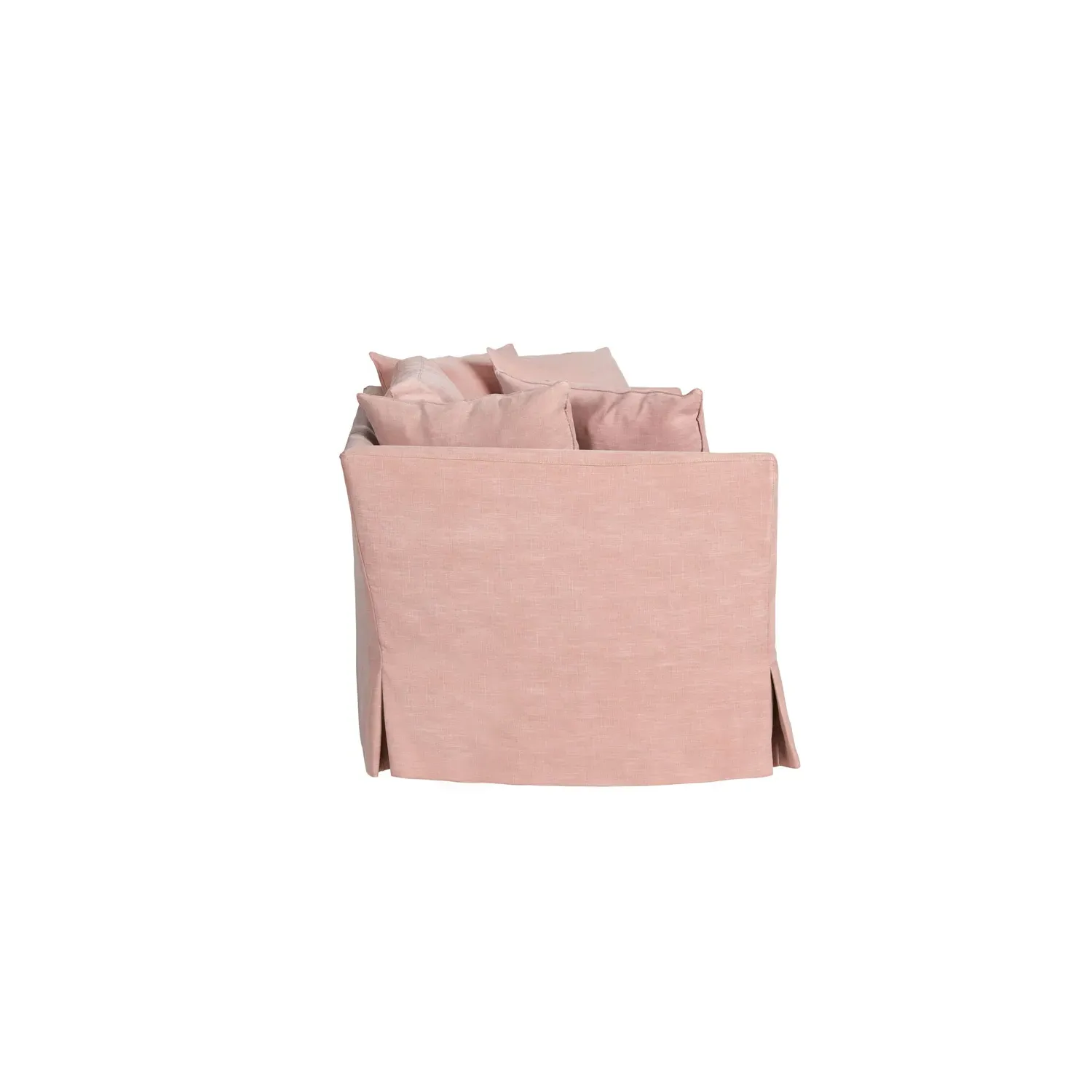 Seda Slip Cover Loveseat - Pink, Cotton