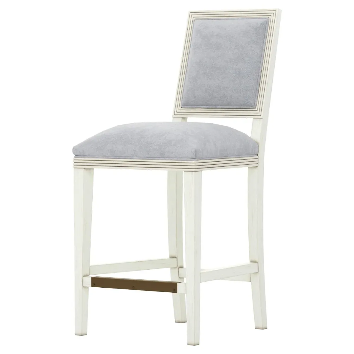 Amalfi Counter Stool - Coastal Haze, Velvet image