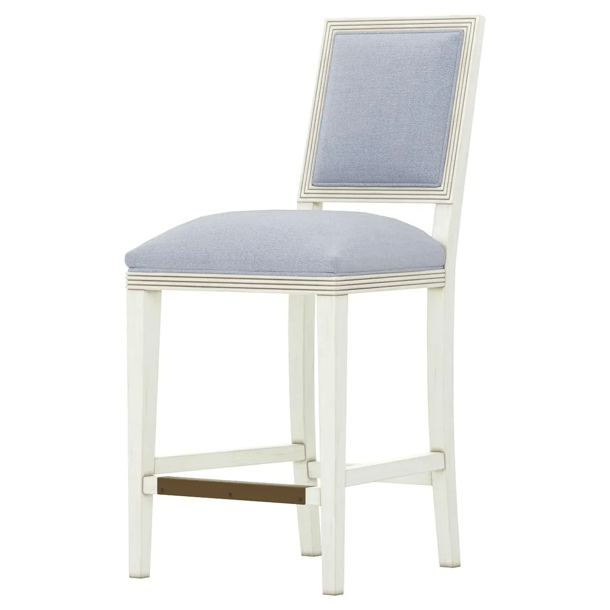 Amalfi Counter Stool - Ocean Sky, White Oak image