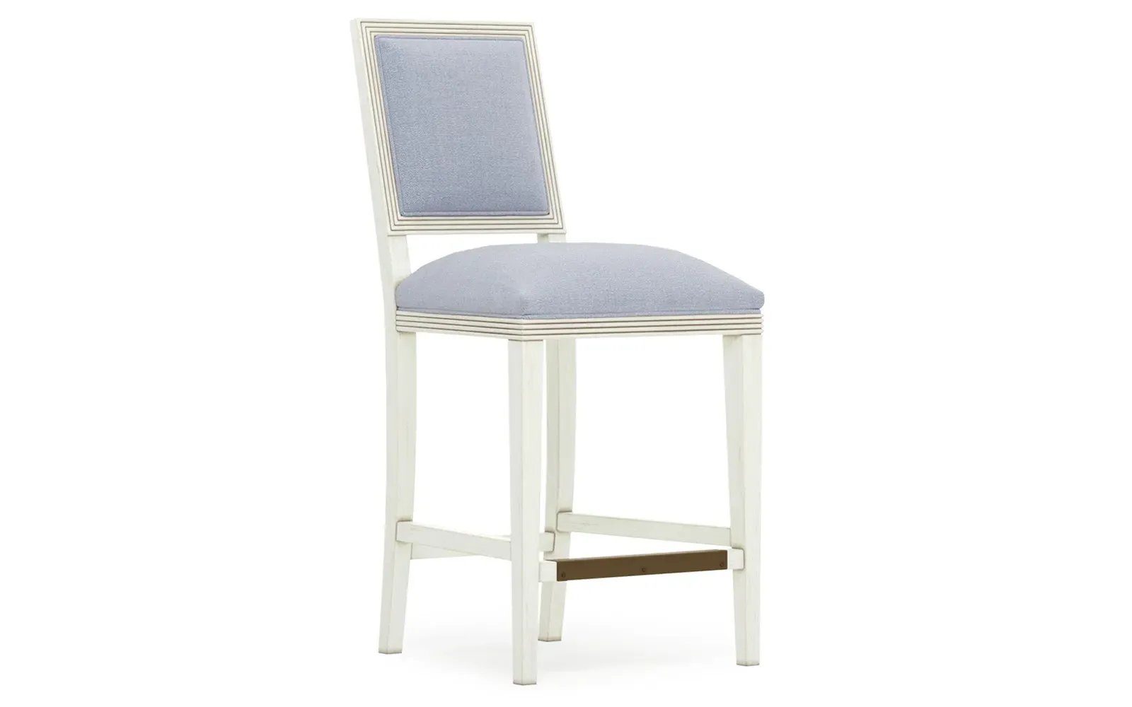 Amalfi Counter Stool - White Lace, White Oak