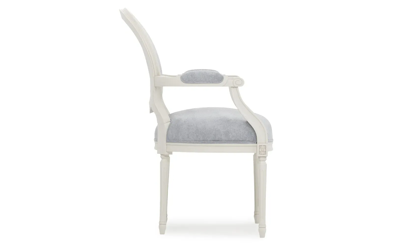 Anne Arm Chair - Coastal Haze, Velvet